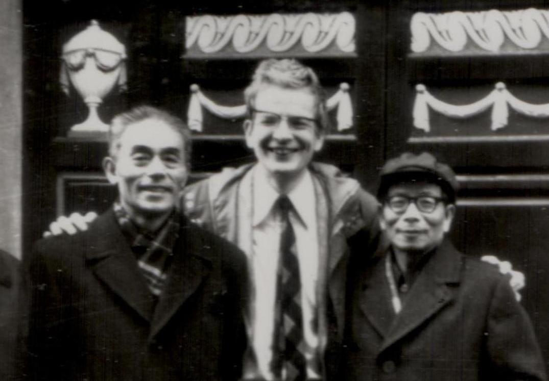 Xie Huaishi, Frank Münzel und Sun Yaming 1979